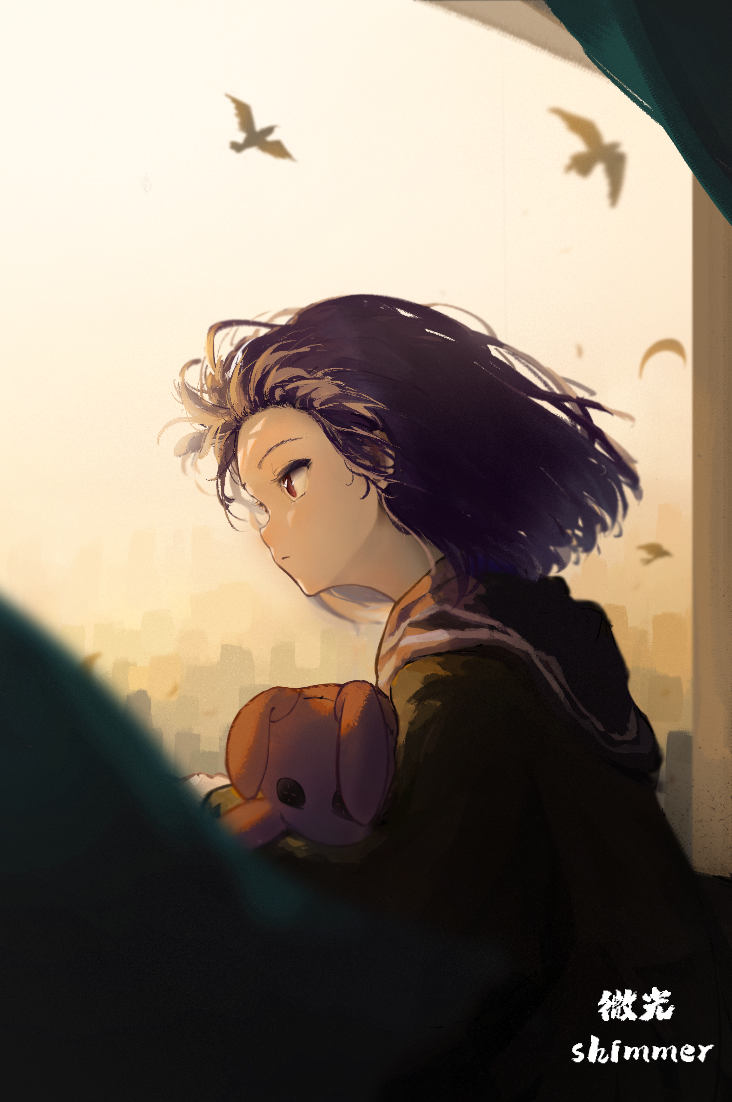 画作《微光》